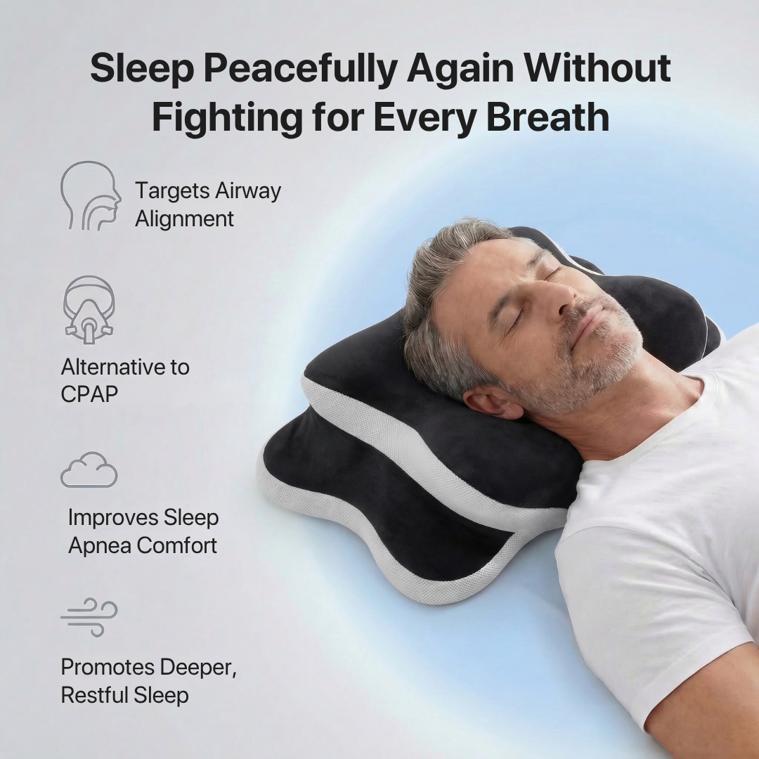 Anti Sleep Apnea Pillow 3.0™ | Upgraded Version to Reduce Sleep Apnea | 10 Year Sale 60% OFF