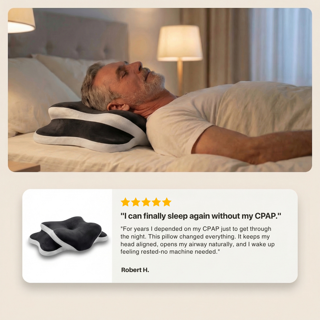 Anti Sleep Apnea Pillow 3.0™ | Upgraded Version to Reduce Sleep Apnea | 10 Year Sale 60% OFF