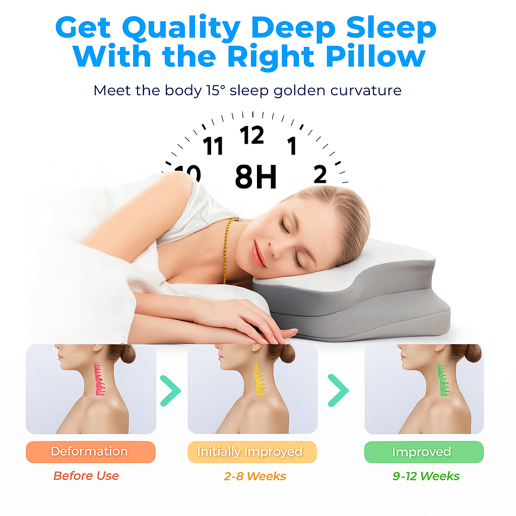 Relief Pillow 2.0 – Upgraded for Maximum Pain Relief and Support | 10 Year Brand Sale 60% OFF
