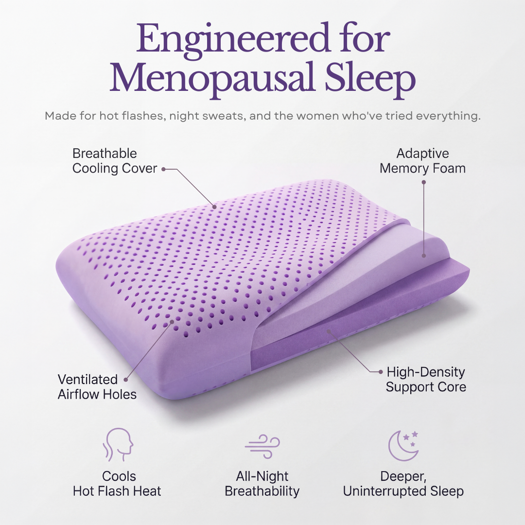 The Menopause Pillow | The Pillow That Ends Sleep Disruptions