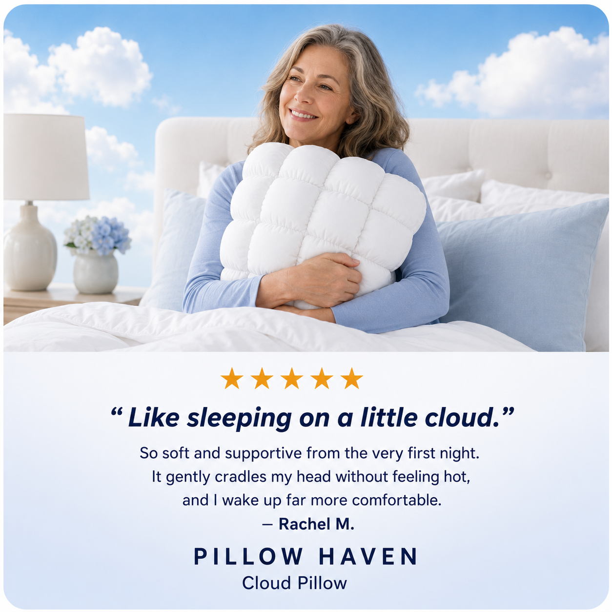 Ultra-Plush Pillow | Extremel Comfort | Helps Support Your Neck