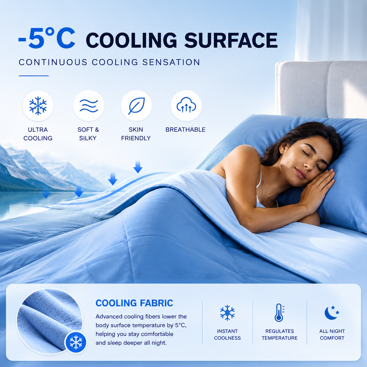 The Blanket That Keeps You Cool All Night, No Matter How Hot You Sleep | 60% OFF