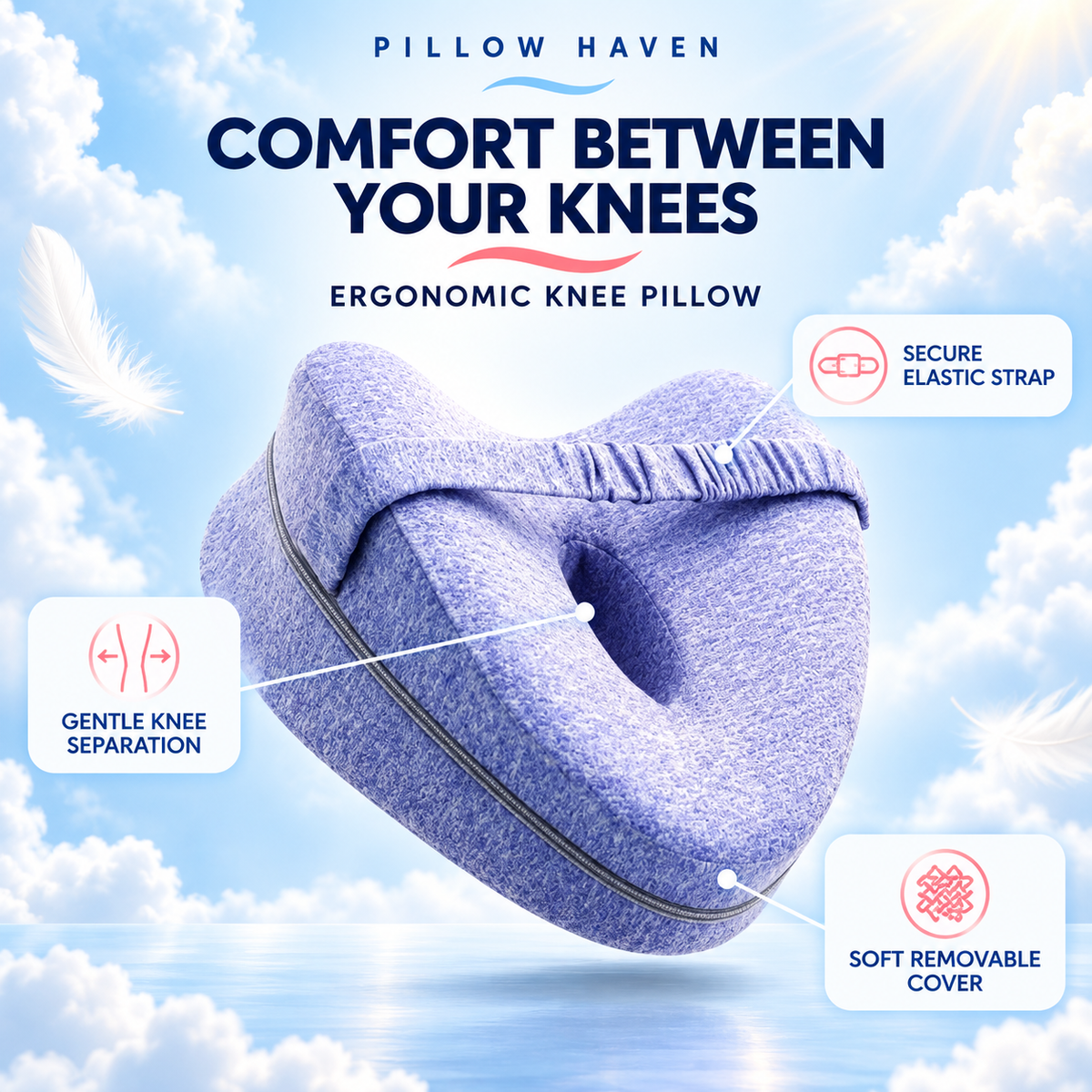 Knee Pillow | Align Hips, Ease Knee Pain