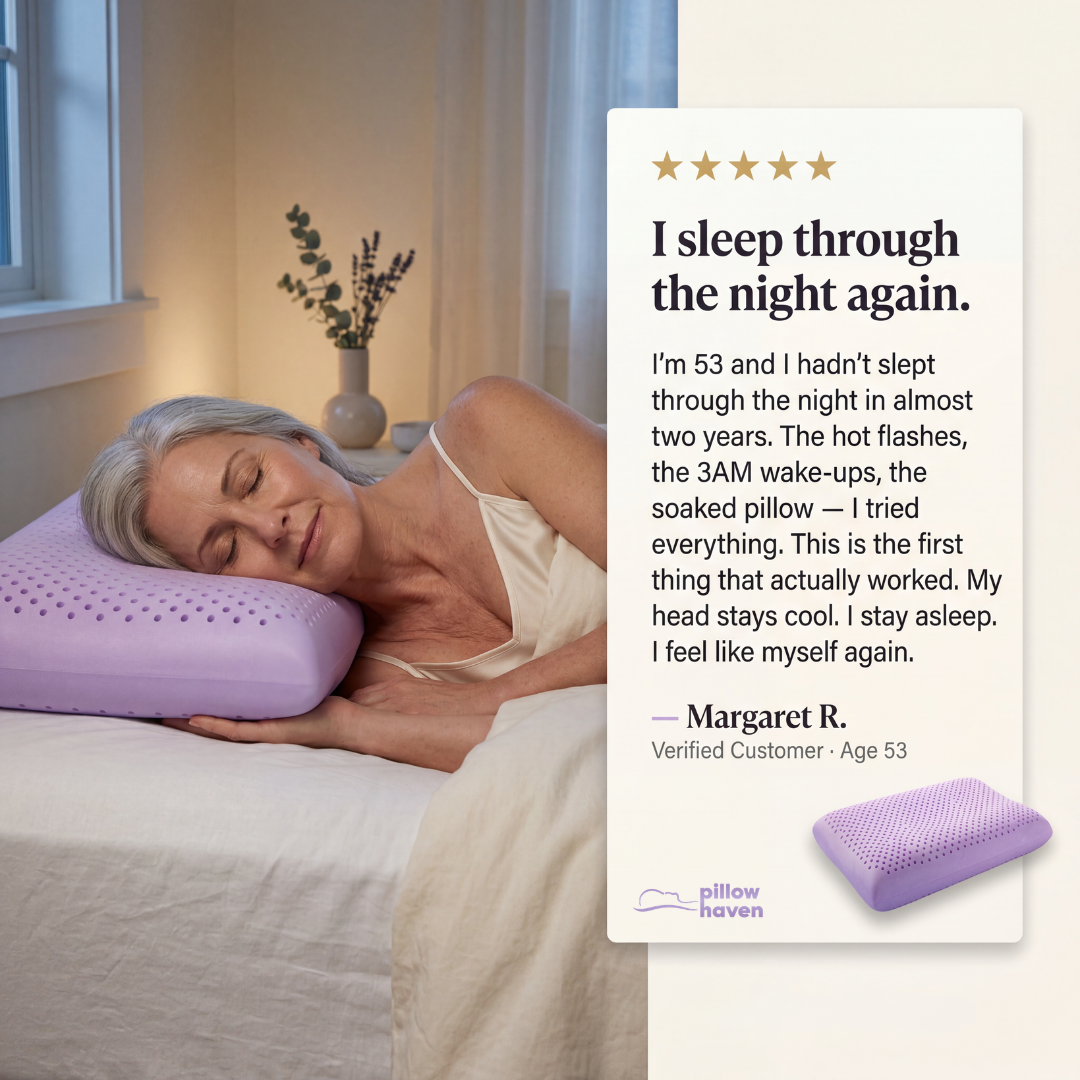 The Menopause Pillow | The Pillow That Ends Sleep Disruptions