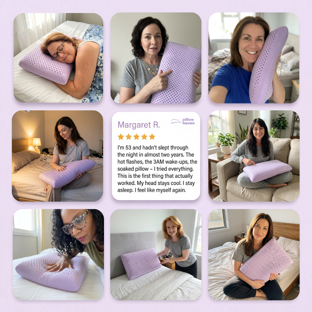 The Menopause Pillow | The Pillow That Ends Sleep Disruptions