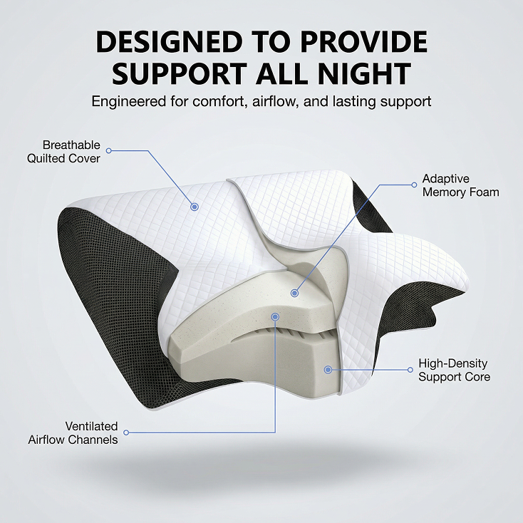 Anti Sleep Apnea Pillow | Brand Anniversary Sale 60% OFF