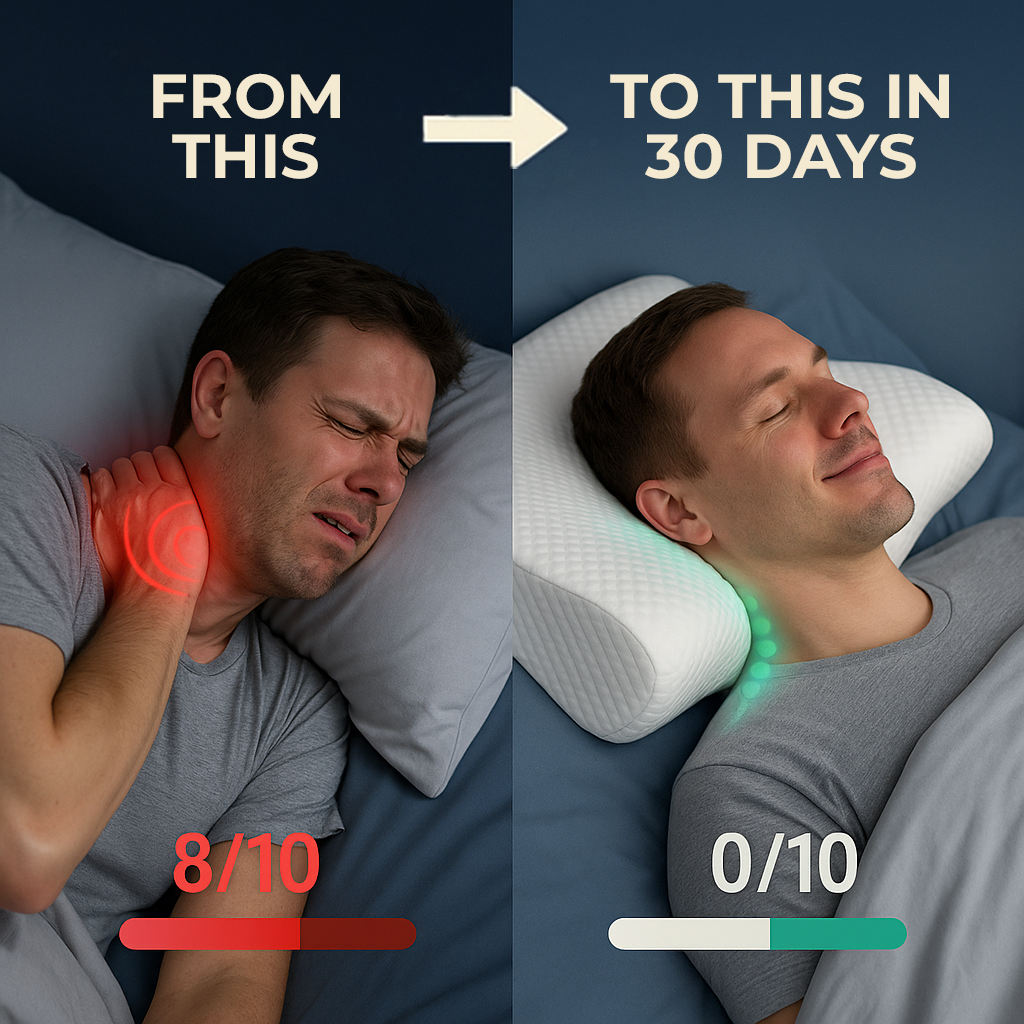 The Pillow That Ends Neck Pain - By Fixing Your Sleep Posture | Mothers Day Sale 60% OFF