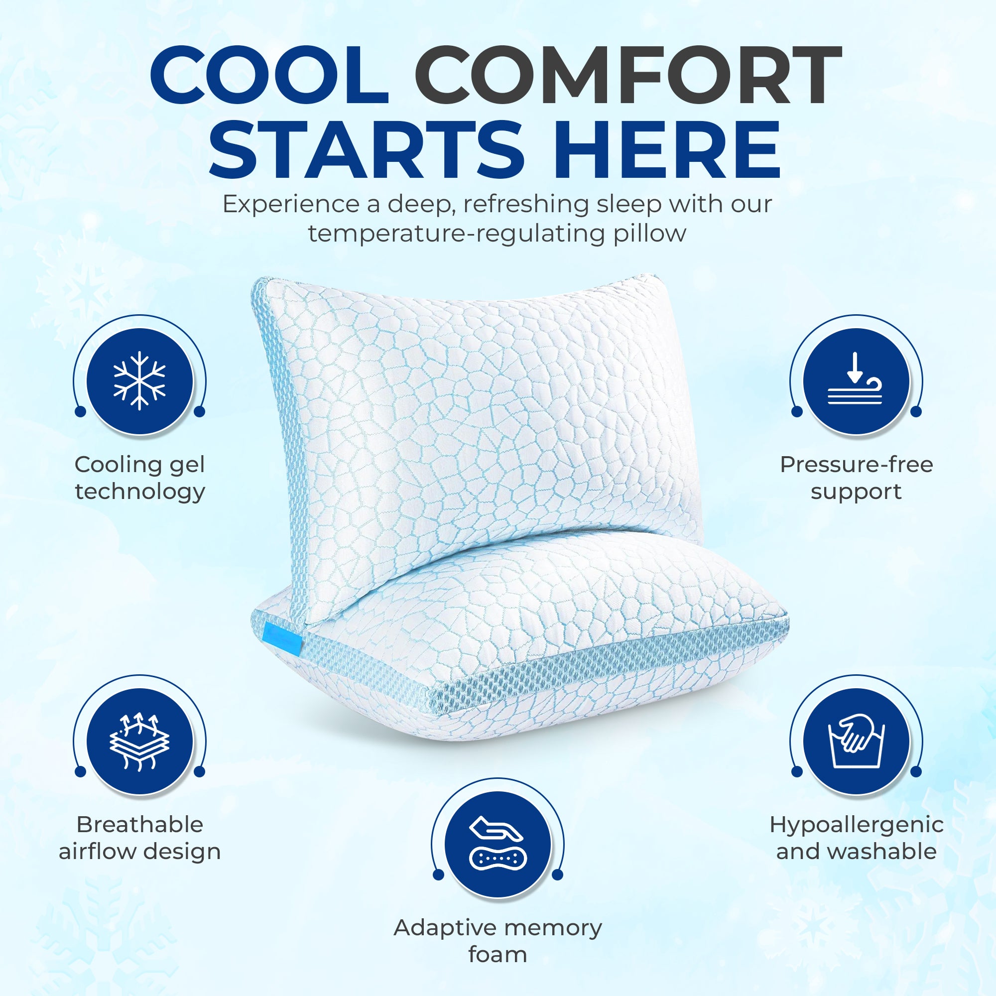 The Pillow That Ends Sweaty Nights - By Cooling the Zone That's Actually Overheating