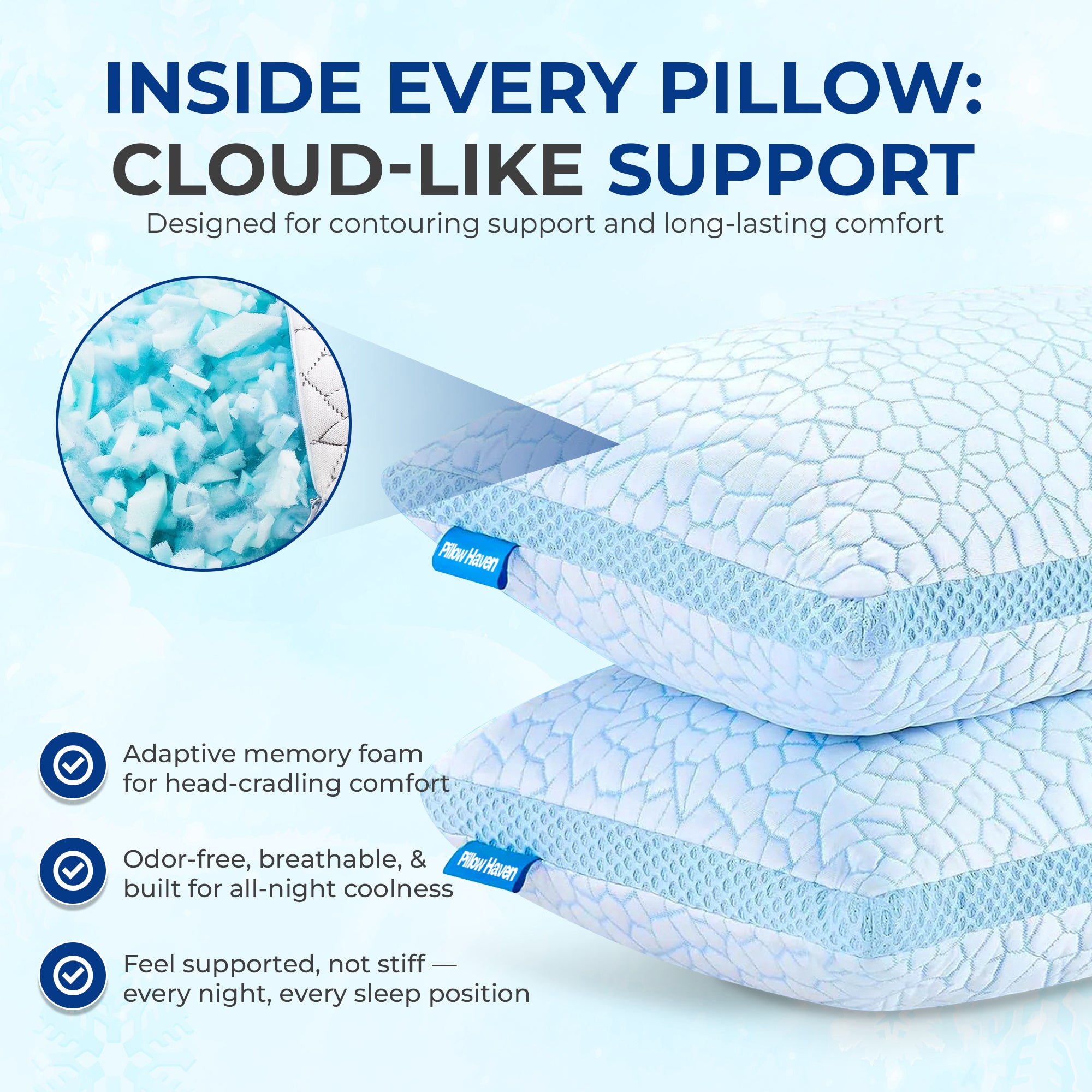 The Pillow That Ends Sweaty Nights - By Cooling the Zone That's Actually Overheating