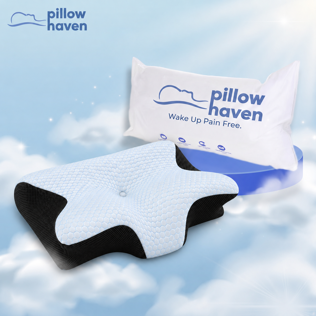 The Cooling Ergonomic Pillow That Keeps You Ice-Cold All Night & Wakes You Up Pain-Free