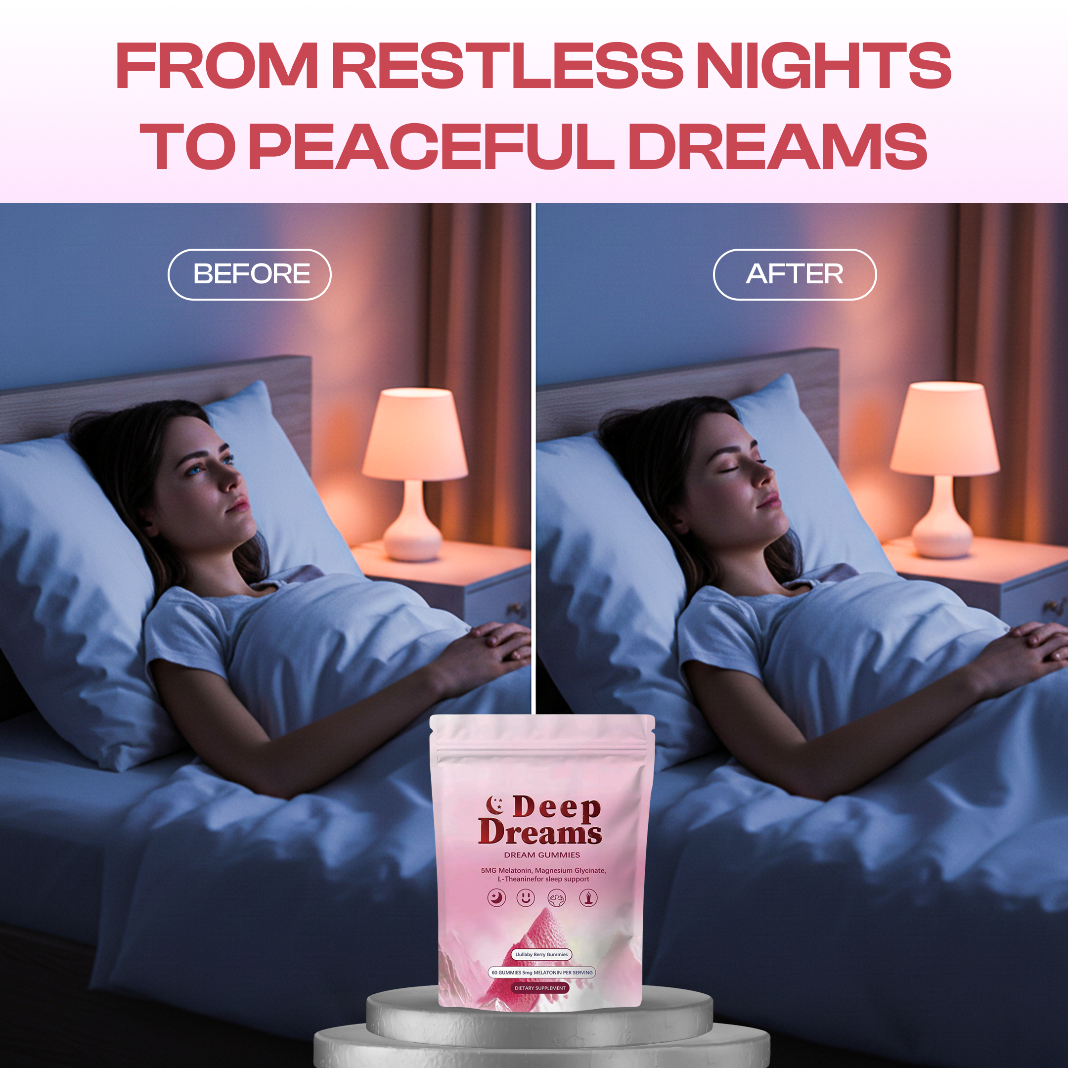 Deep Sleep Melatonin Gummies | Fall Asleep Fast & Deep