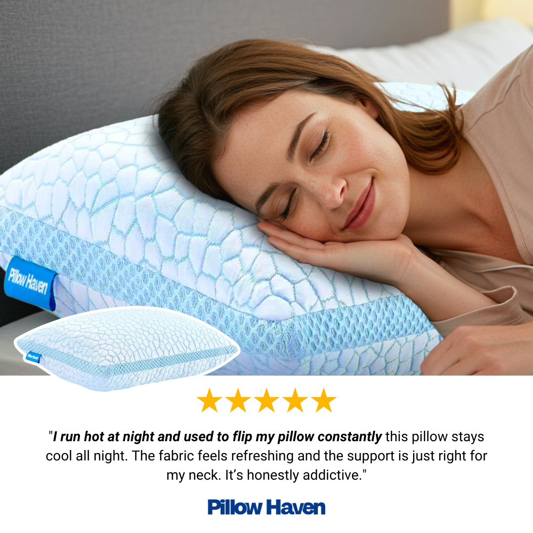 The Pillow That Ends Sweaty Nights - By Cooling the Zone That's Actually Overheating