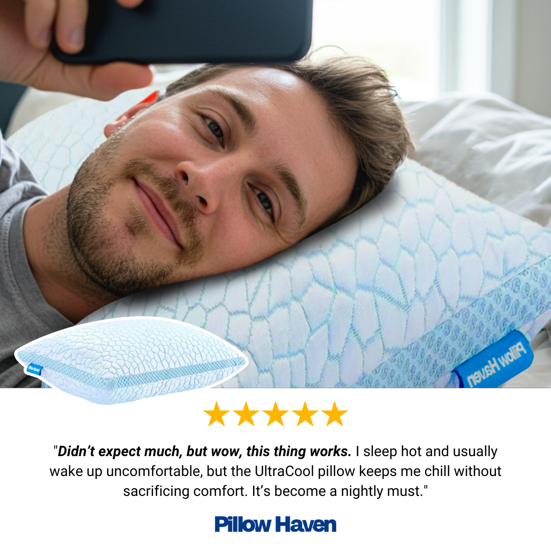 The Pillow That Ends Sweaty Nights - By Cooling the Zone That's Actually Overheating