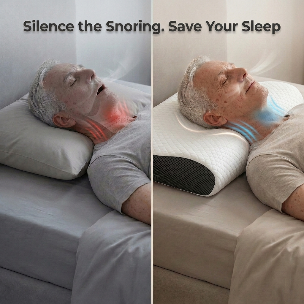The Pillow That Silences Snoring - By Fixing Your Sleep Posture | Pré Summer Sale