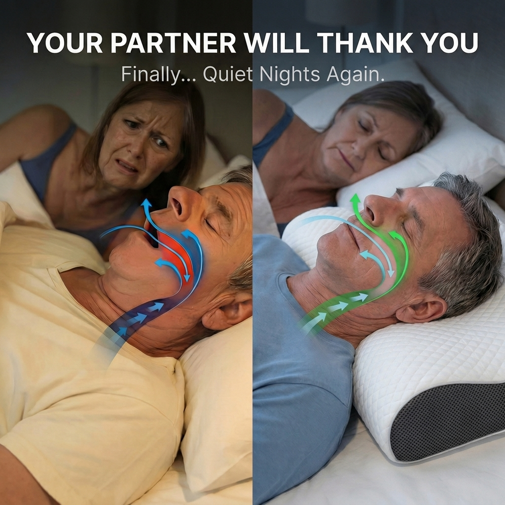 The Pillow That Silences Snoring - By Fixing Your Sleep Posture | Pré Summer Sale
