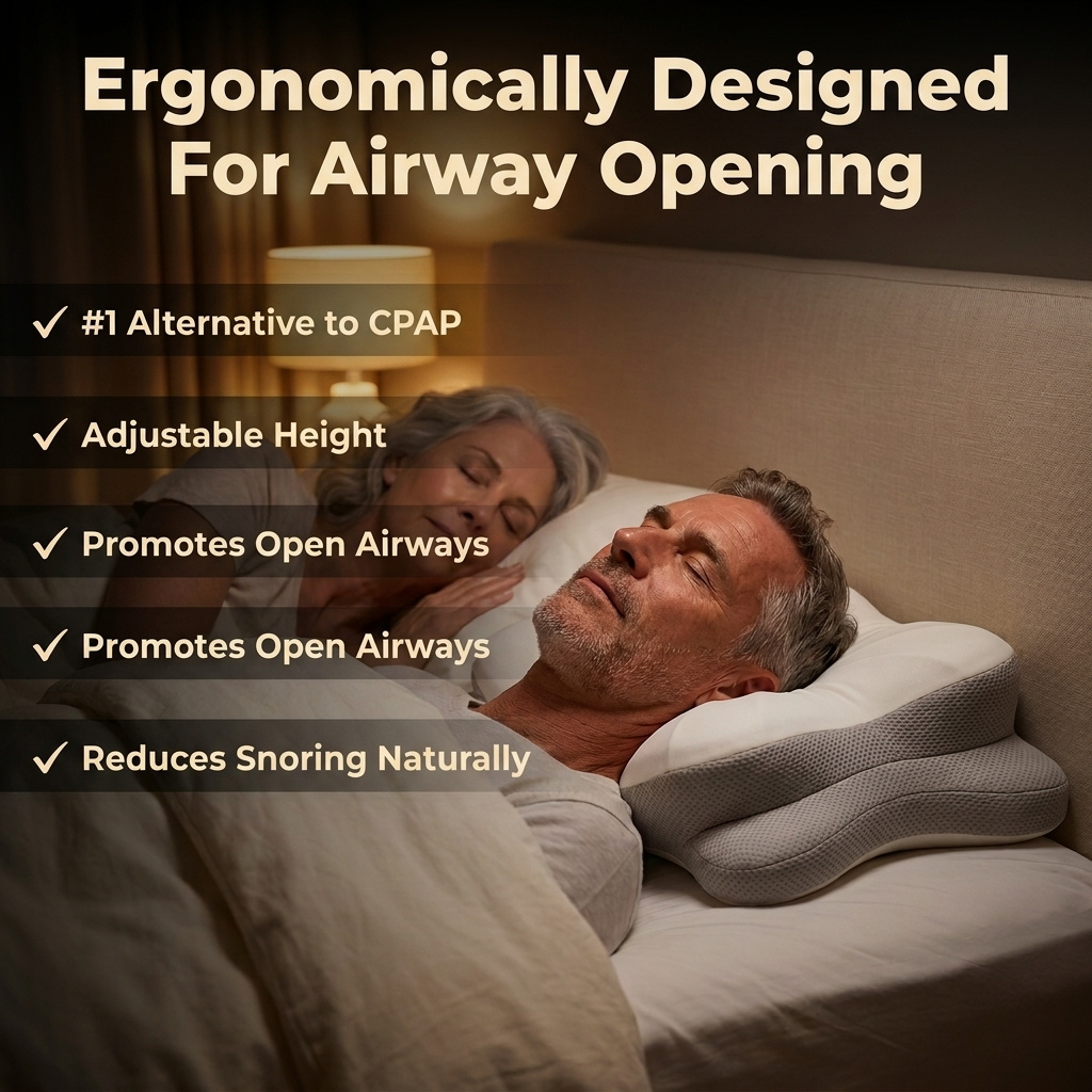 The Pillow That Silences Snoring - By Fixing Your Sleep Posture