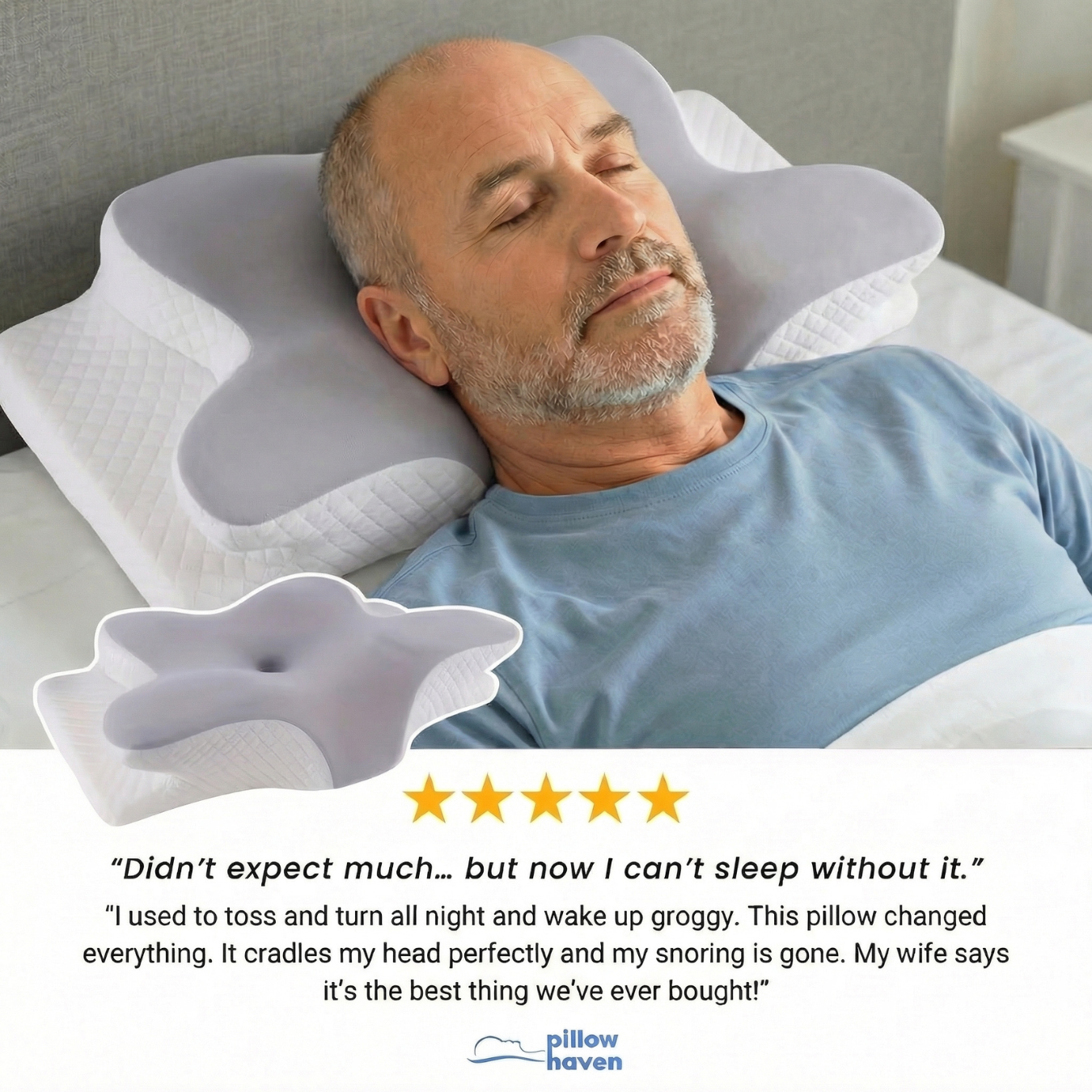 Relief Pillow 2.0 – Upgraded for Maximum Pain Relief and Support | 10 Year Brand Sale 60% OFF