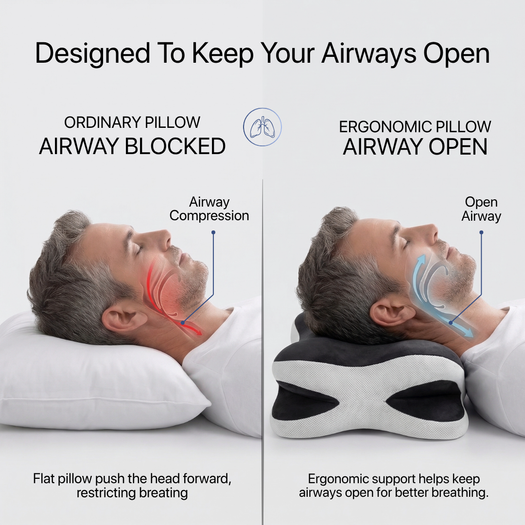 Anti Sleep Apnea Pillow 3.0™ | Upgraded Version to Reduce Sleep Apnea | 10 Year Sale 60% OFF