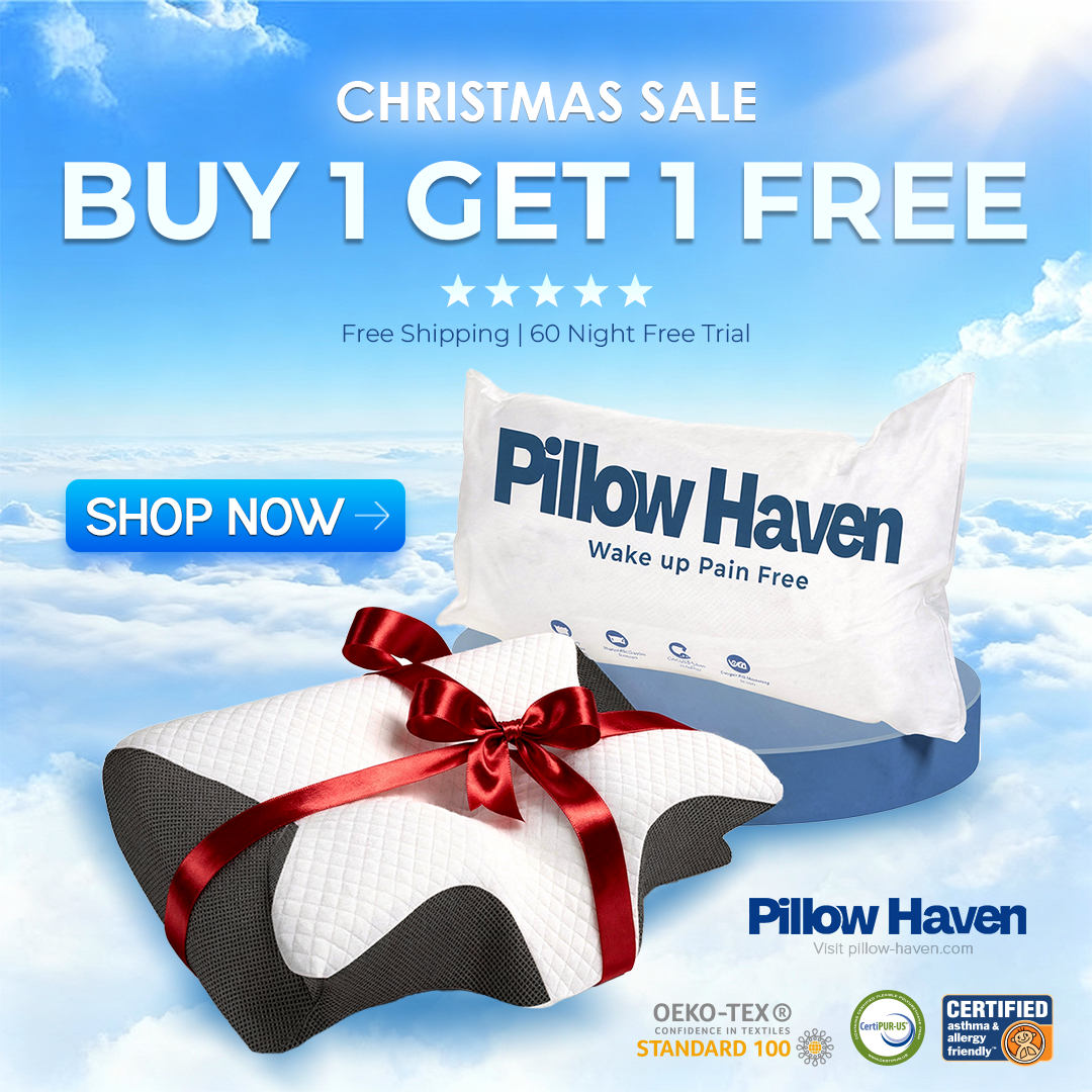 Premium Pain Relief Pillow™ | Christmas Deals