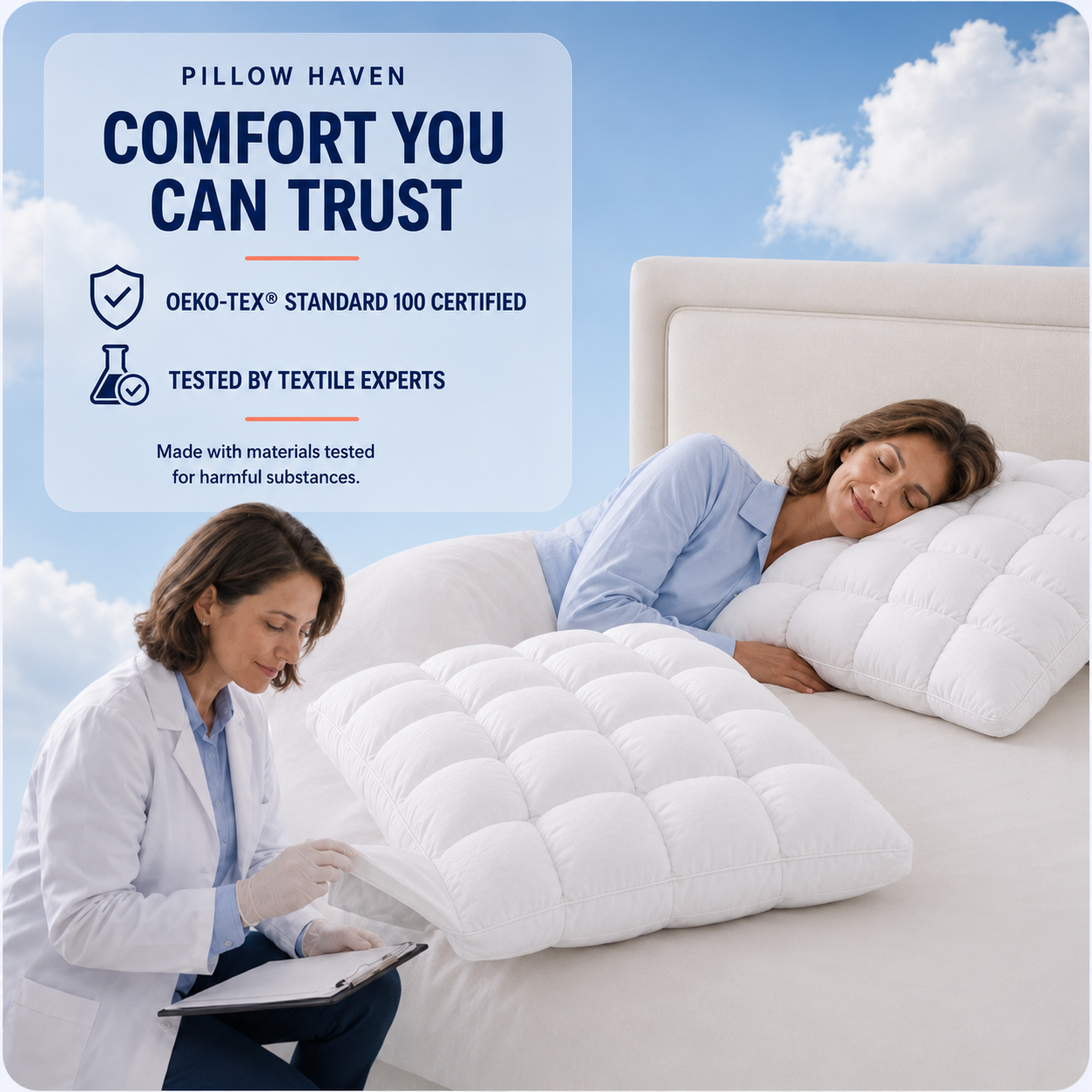 Ultra-Plush Pillow | Extremel Comfort | Helps Support Your Neck