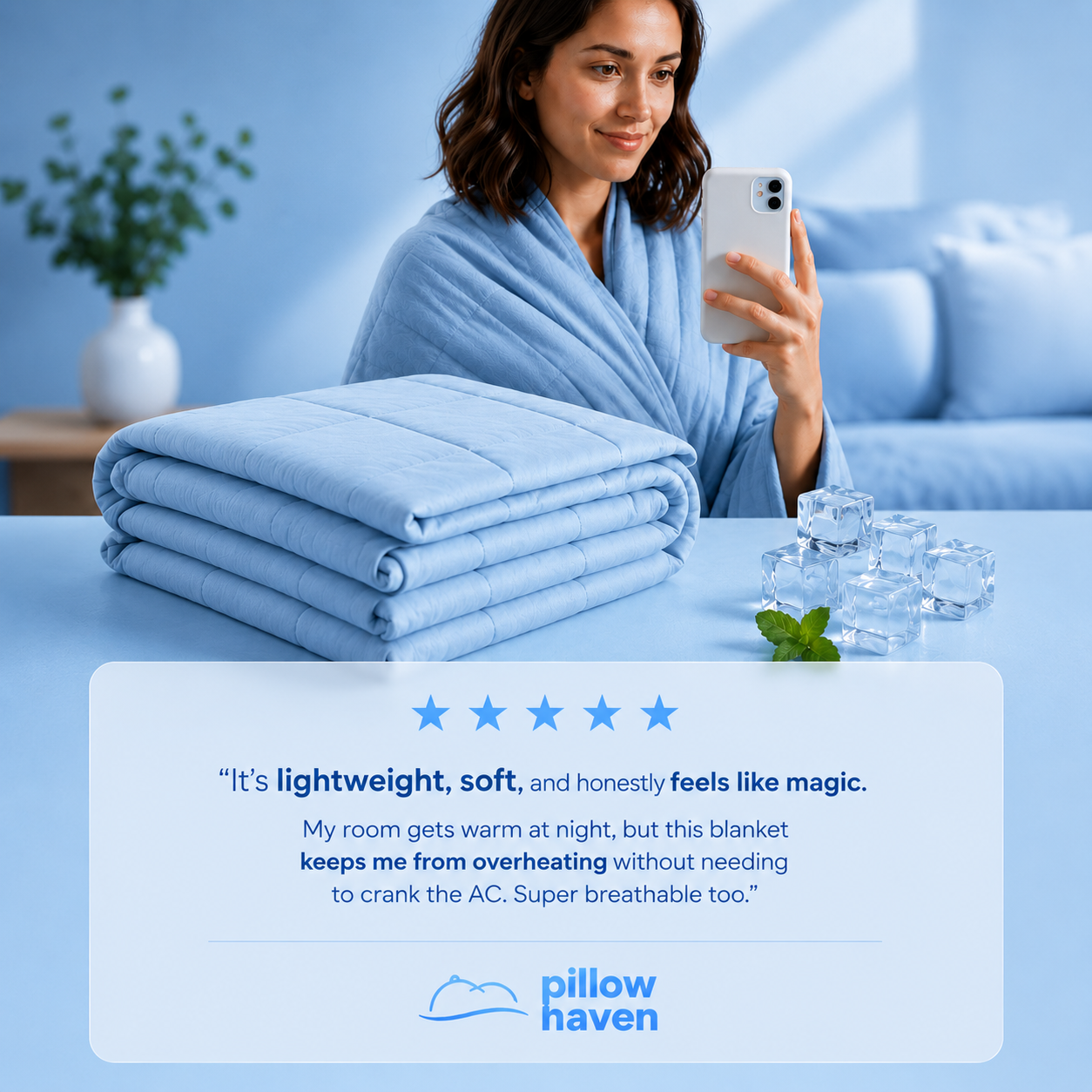 The Blanket That Keeps You Cool All Night, No Matter How Hot You Sleep | 60% OFF