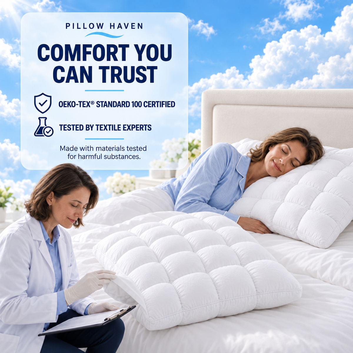 Ultra-Plush Pillow | Extremel Comfort | Helps Support Your Neck