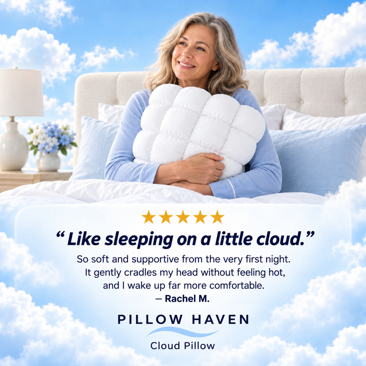 Ultra-Plush Pillow | Extremel Comfort | Helps Support Your Neck