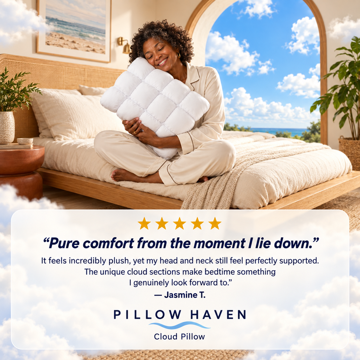 Ultra-Plush Pillow | Extremel Comfort | Helps Support Your Neck