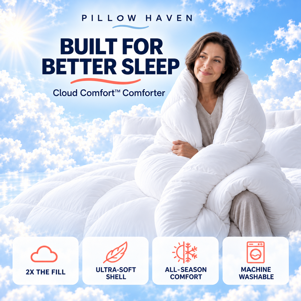 Ultra Soft Comforter | Cloud Level Comfort