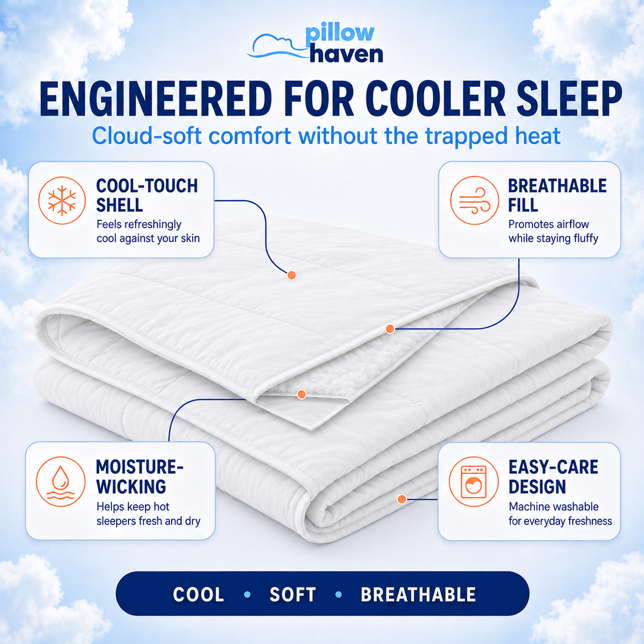 Cooling Comforter | Stay Cool Year Round