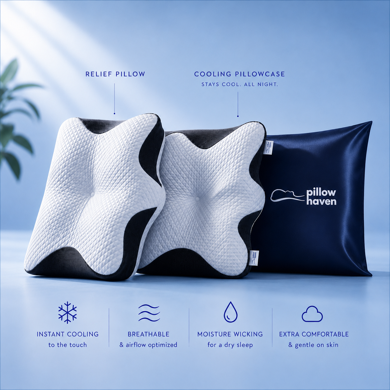 The Cooling Pillow That Silences Snoring - By Fixing Your Sleep Posture | Summer Sale 60% OFF