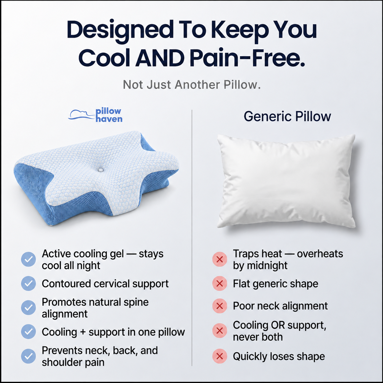 The Cooling Ergonomic Pillow That Keeps You Ice-Cold All Night & Wakes You Up Pain-Free