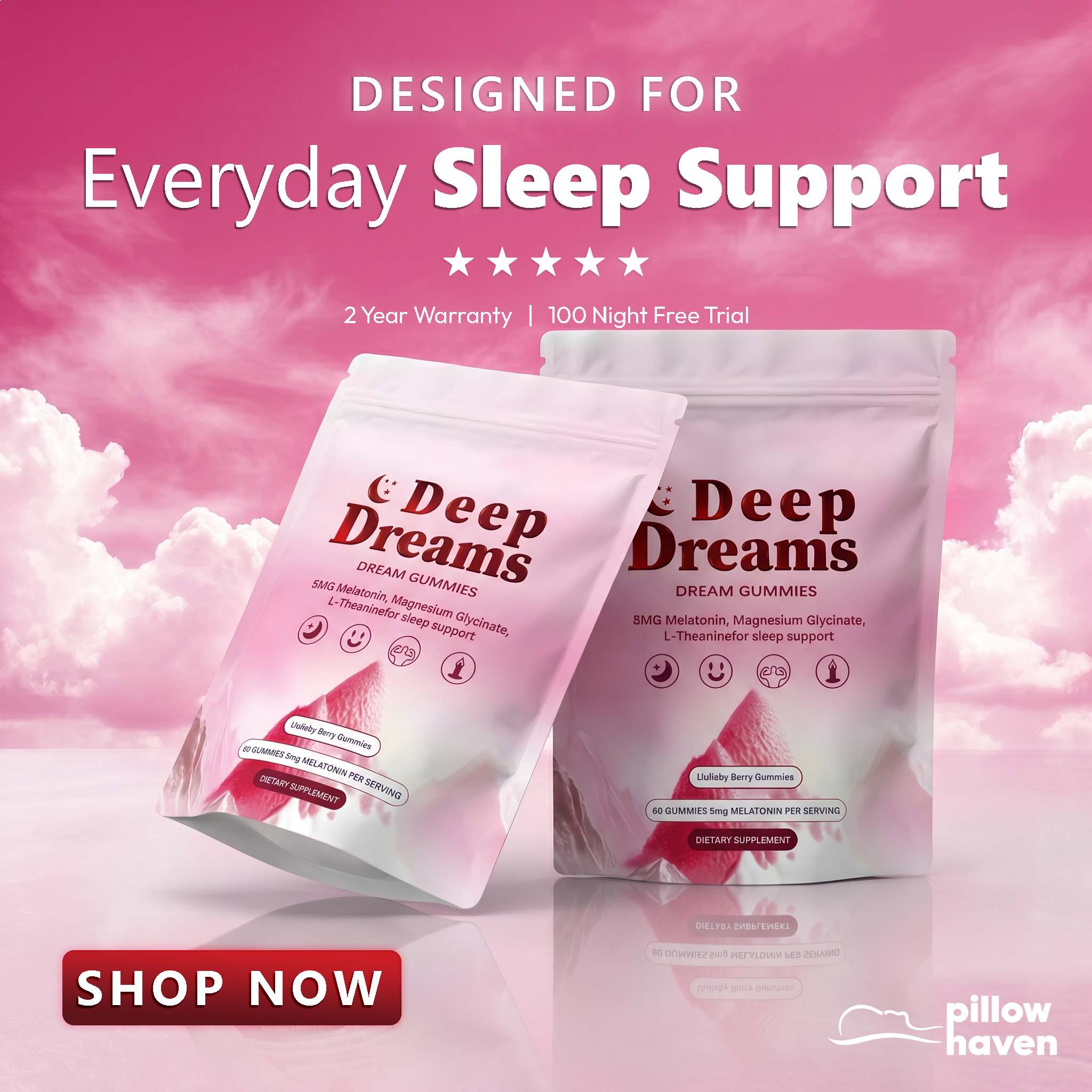 Deep Sleep Melatonin Gummies | Fall Asleep Fast & Deep