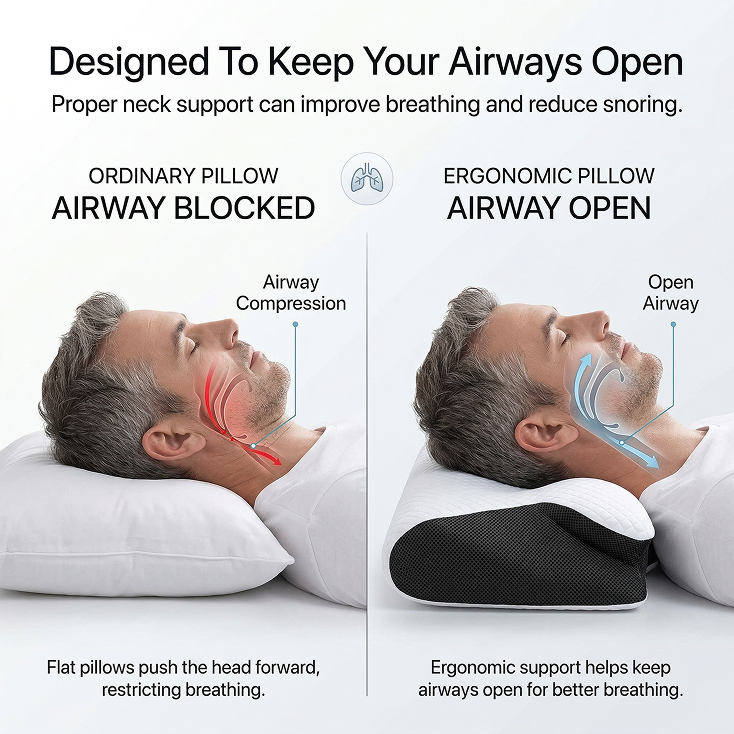 Anti Sleep Apnea Pillow | Brand Anniversary Sale 60% OFF