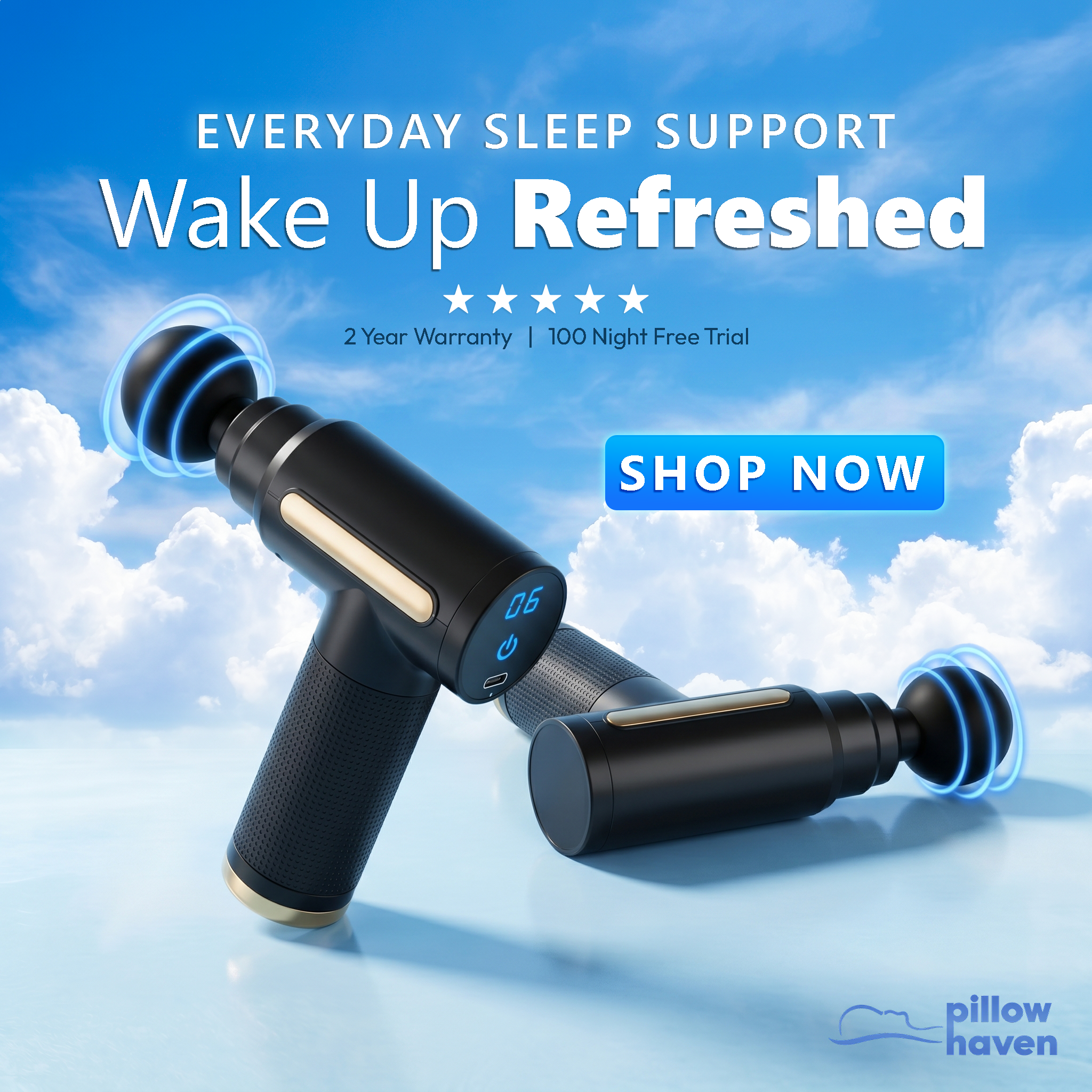 Deep-Tissue Massage Gun | Release Muscle Tension