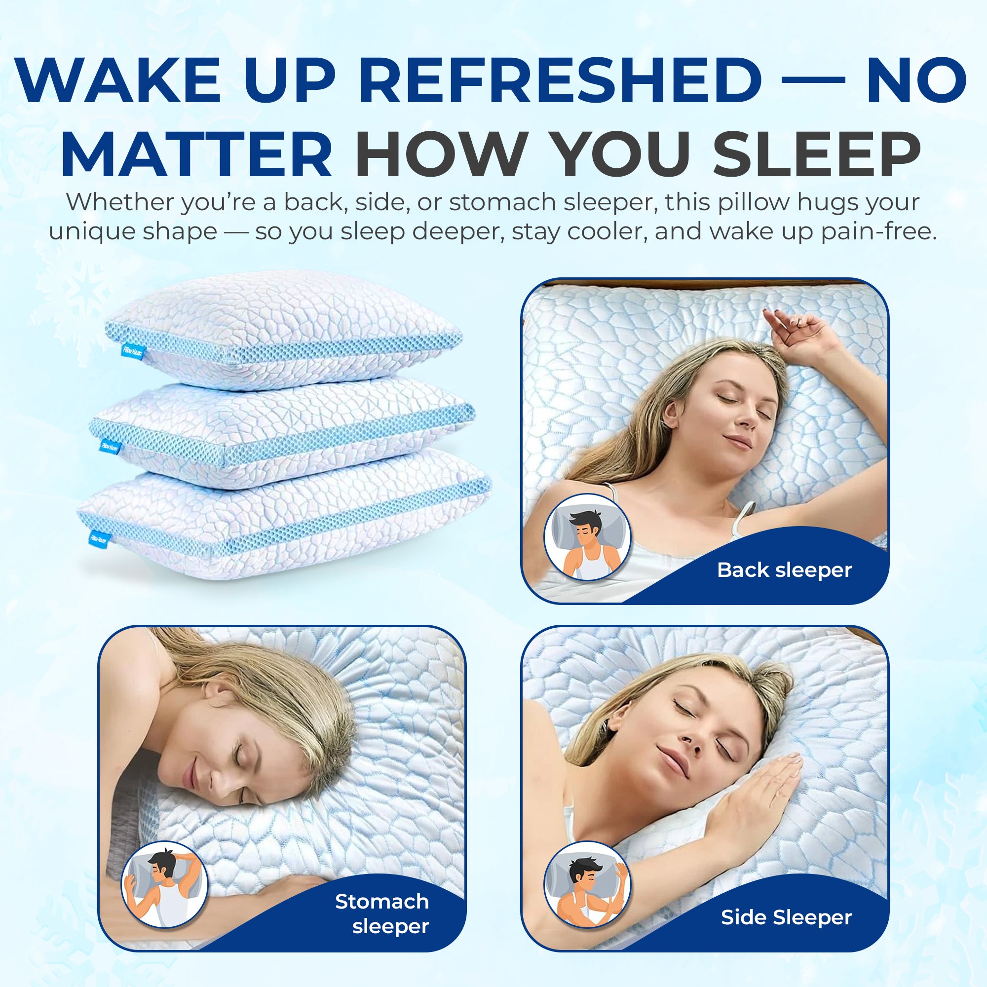 The Pillow That Ends Sweaty Nights - By Cooling the Zone That's Actually Overheating