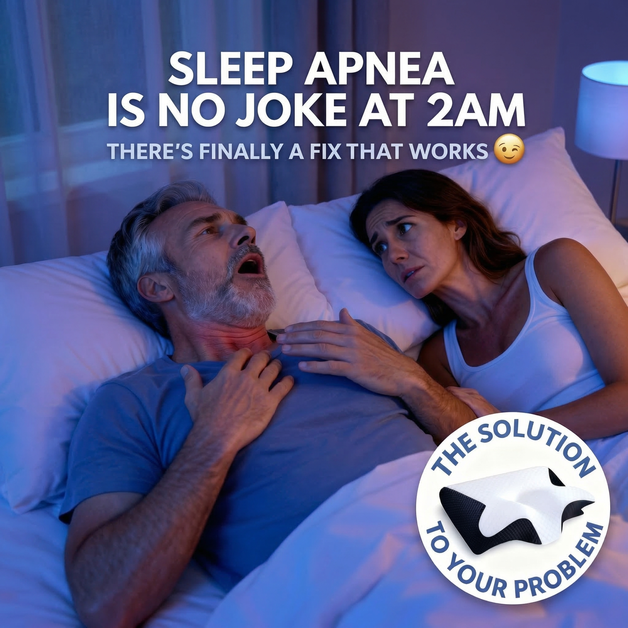 The Pillow That Reduces Sleep Apnea - Without a CPAP Machine | 10-Year Sale 60% OFF