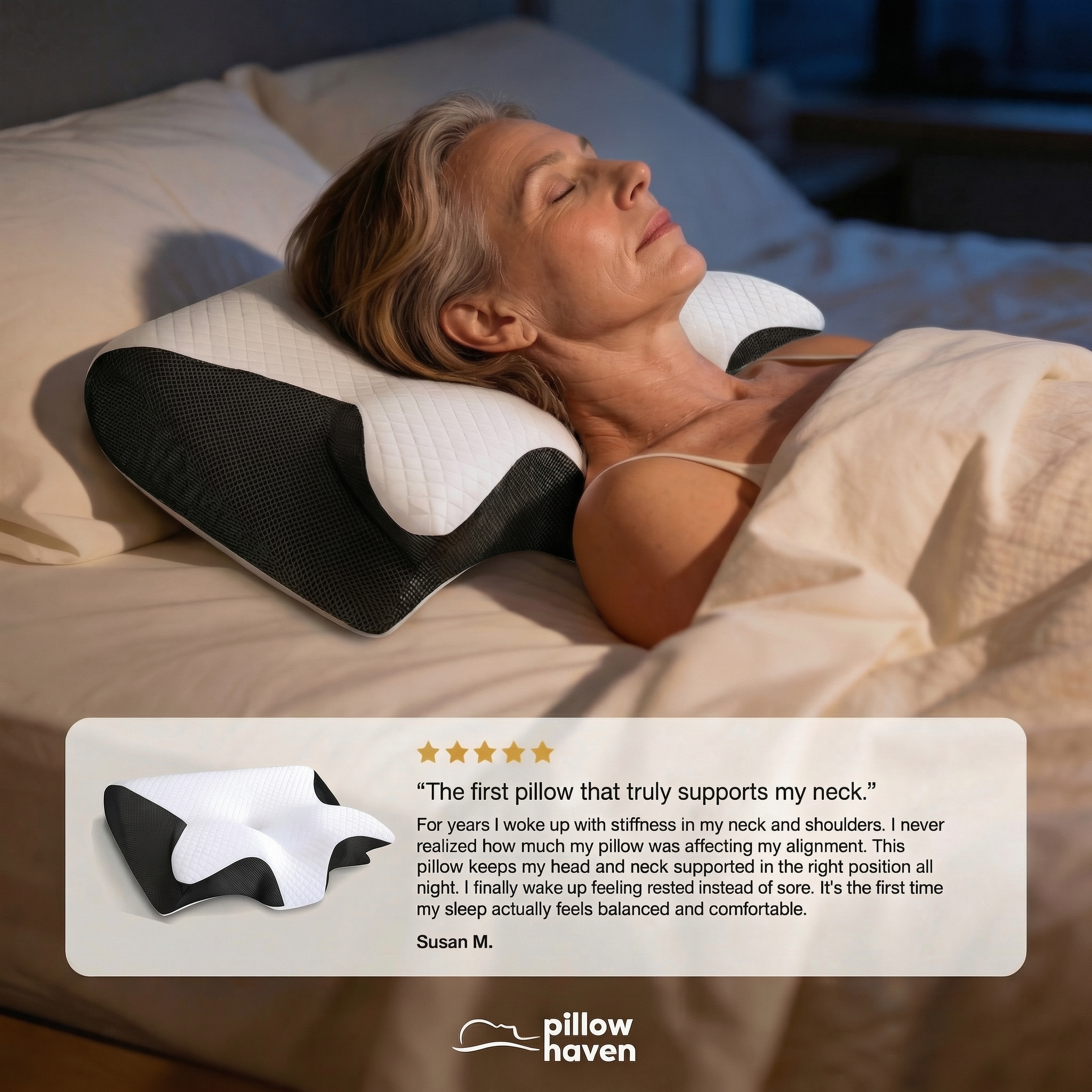 Premium Sleep Alignment Pillow | Brand Anniversary Sale 60% OFF