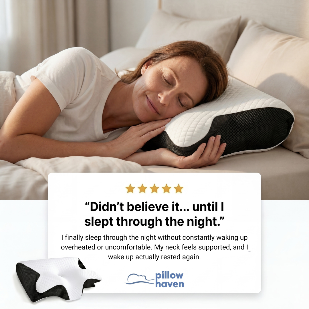 The Pillow That Ends the 2AM Wake-Up — By Cooling the Zone That's Actually Overheating
