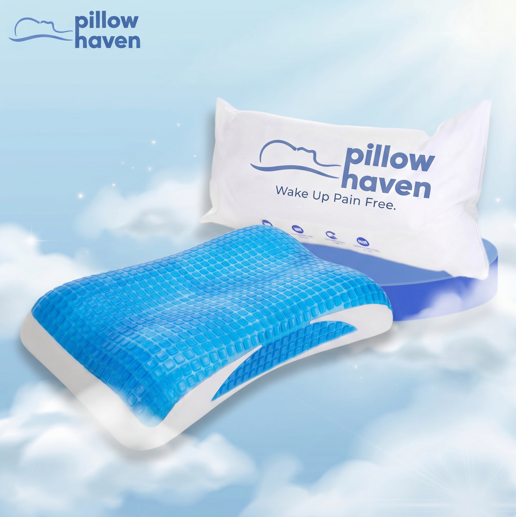 The Cooling Gel Pillow That Keeps You Ice-Cold All Night & Wakes You Up Pain-Free