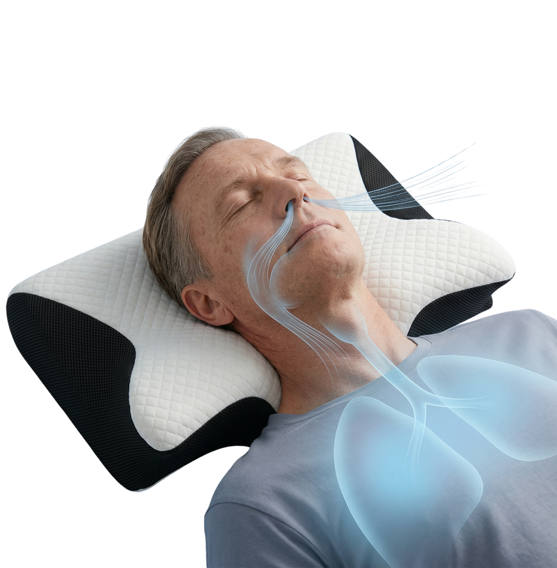 Contoured airway support