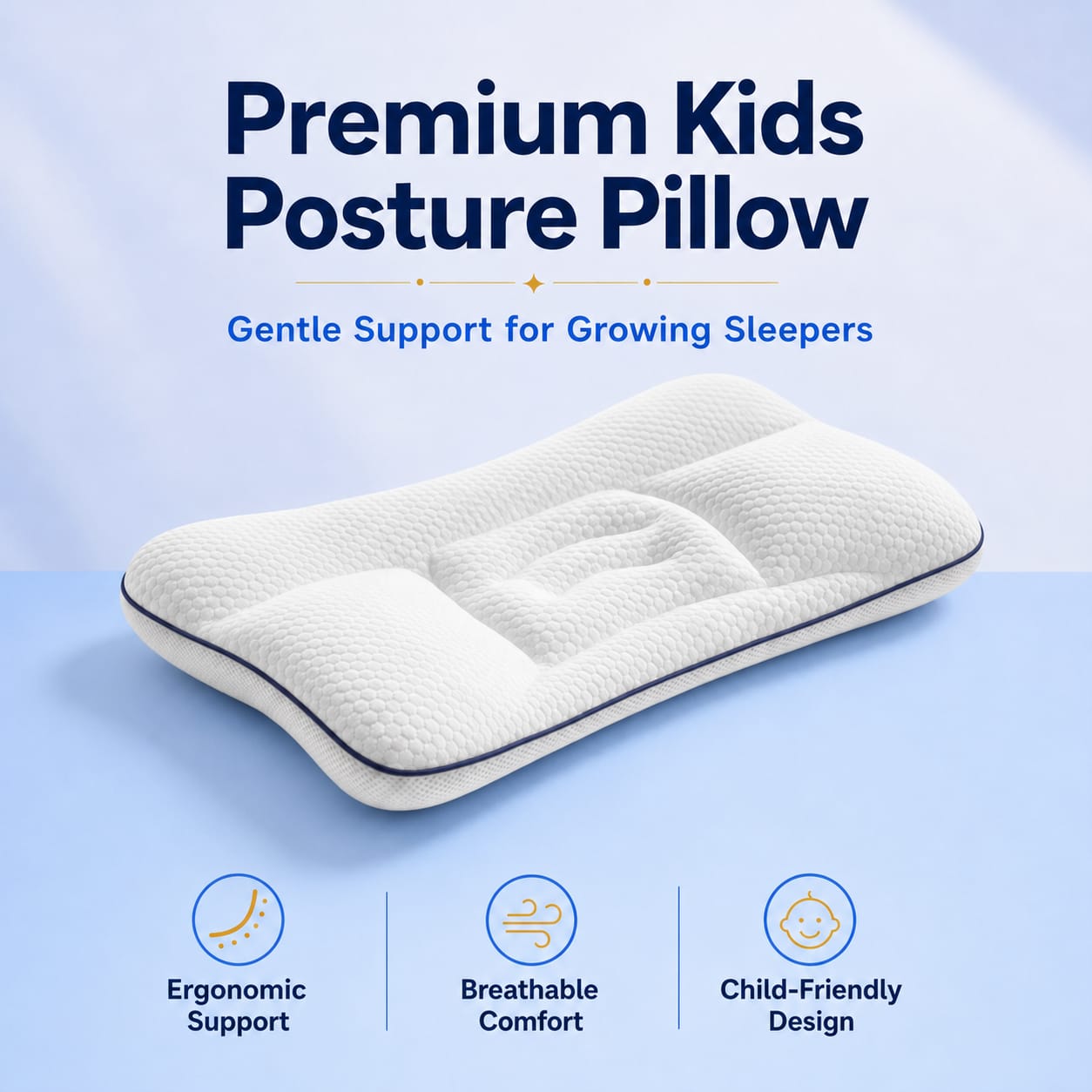 Kid Ergonomic Posture Pillow | Fix the Problem Before It Starts
