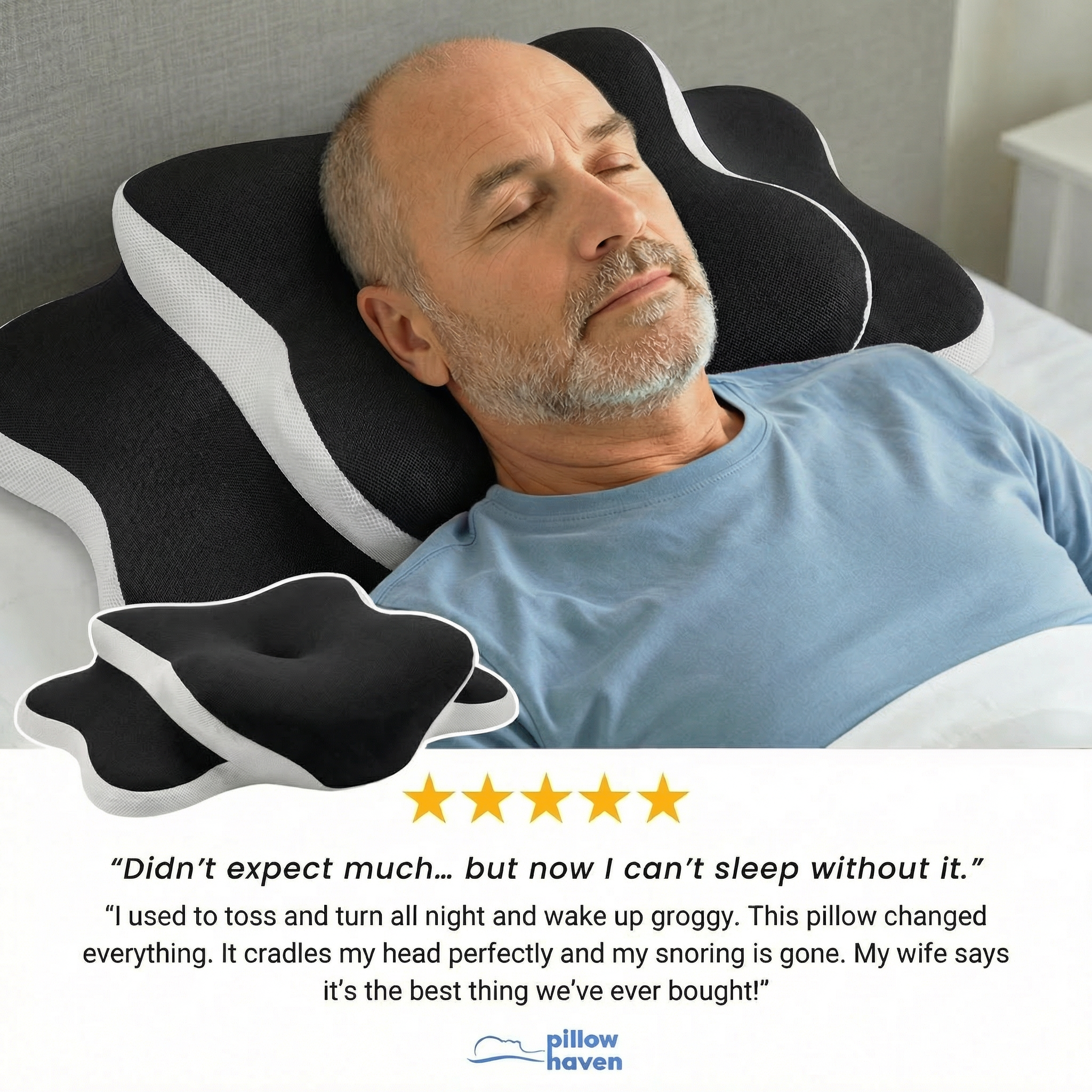 Anti-Snore Pillow 3.0™ | Ultimate Pillow to End Snoring | 10 Year Sale 60% OFF