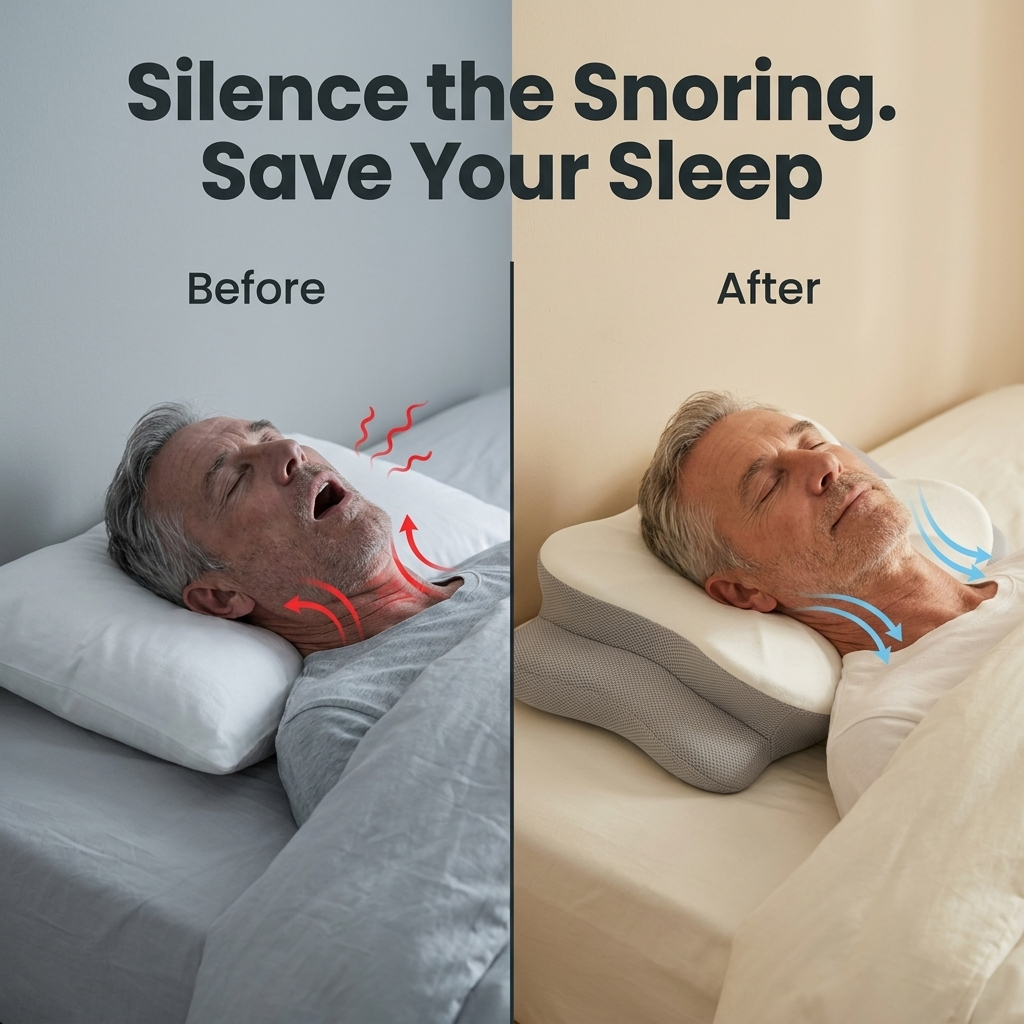 The Pillow That Silences Snoring - By Fixing Your Sleep Posture