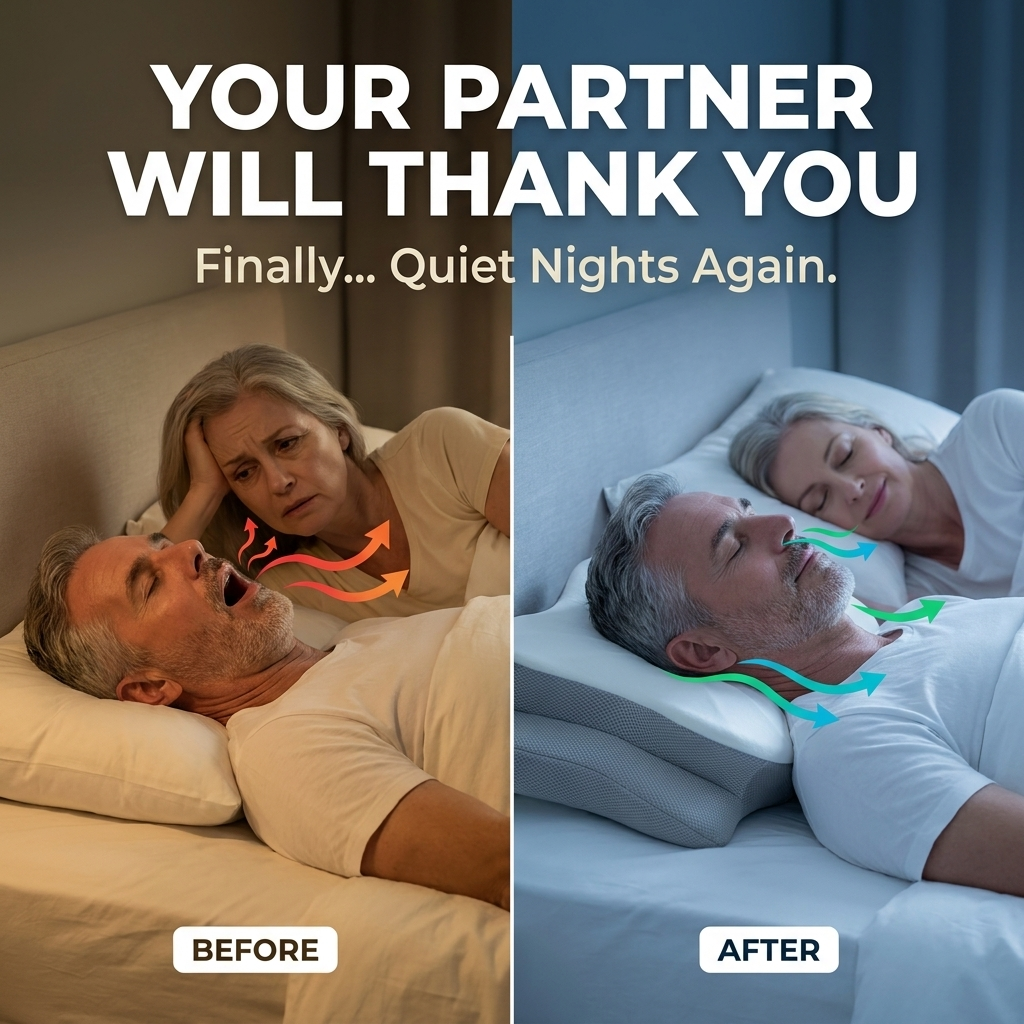 The Pillow That Silences Snoring - By Fixing Your Sleep Posture