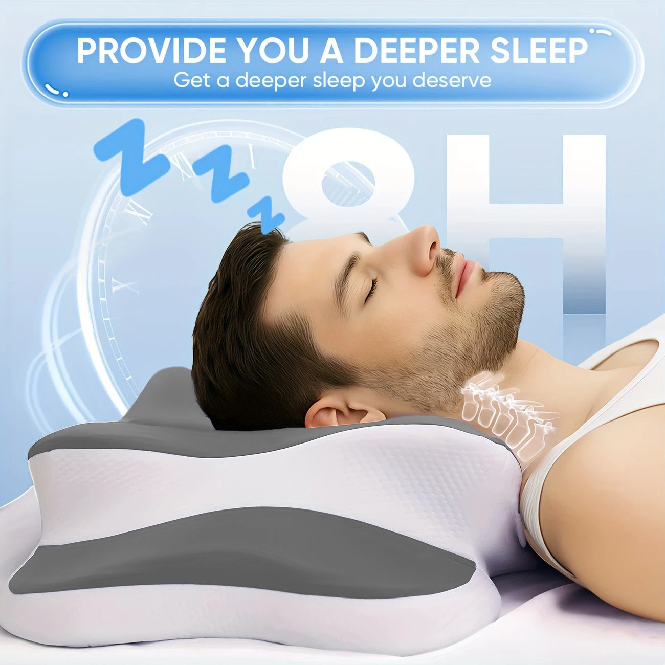 Anti-Snore Pillow 3.0™ | Ultimate Pillow to End Snoring | 10 Year Sale 60% OFF