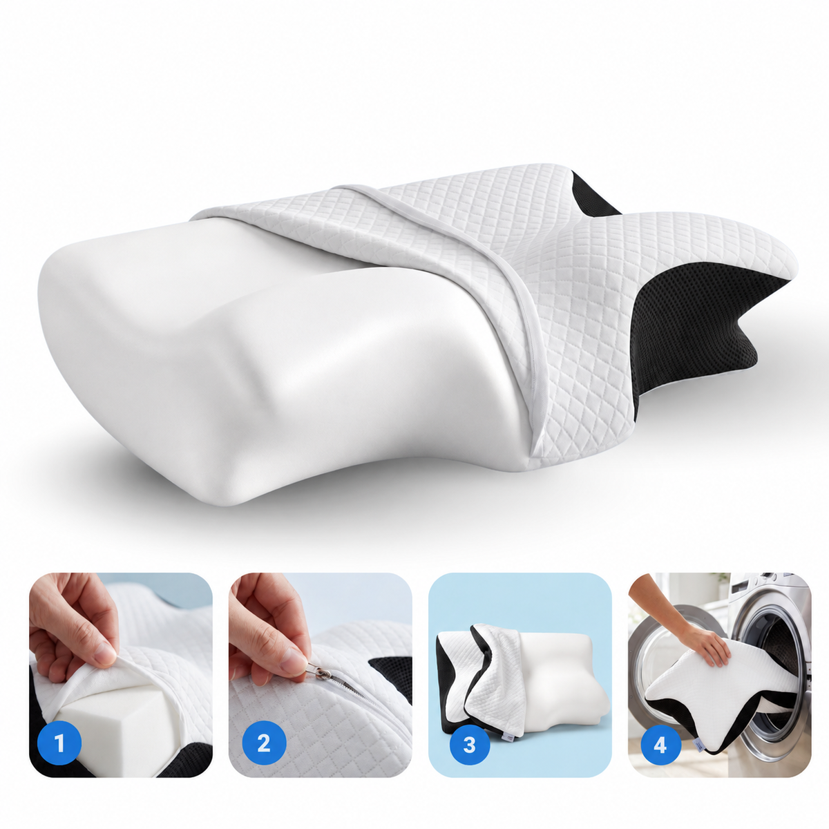 Anti-Bacteria Pillow Case 3.0 | Custom Fit