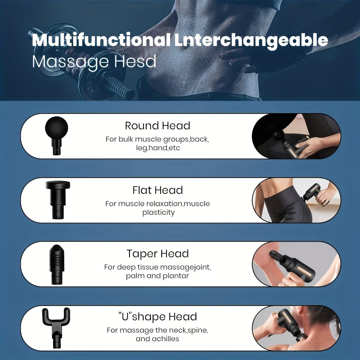 Deep-Tissue Massage Gun | Release Muscle Tension
