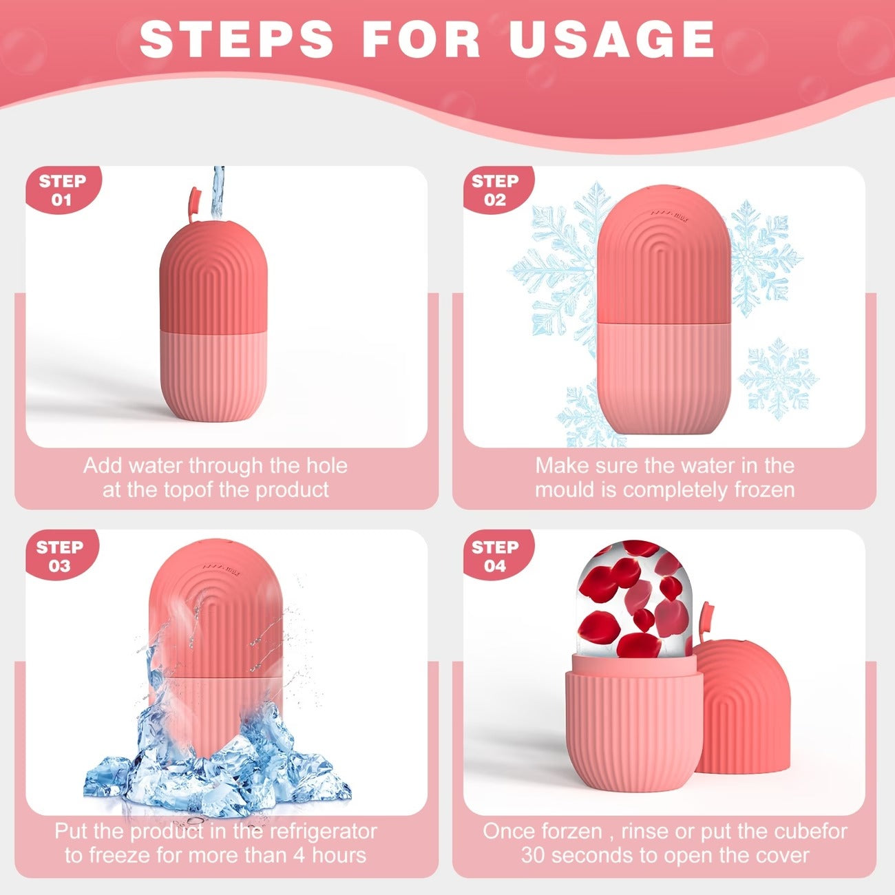 Ice Roller | Cooling Facial Massage for Glowing Skin