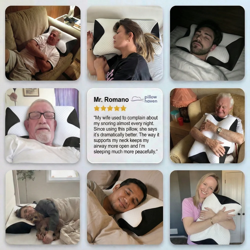 The Pillow That Reduces Sleep Apnea - Without a CPAP Machine | Anniversary Sale 60% OFF